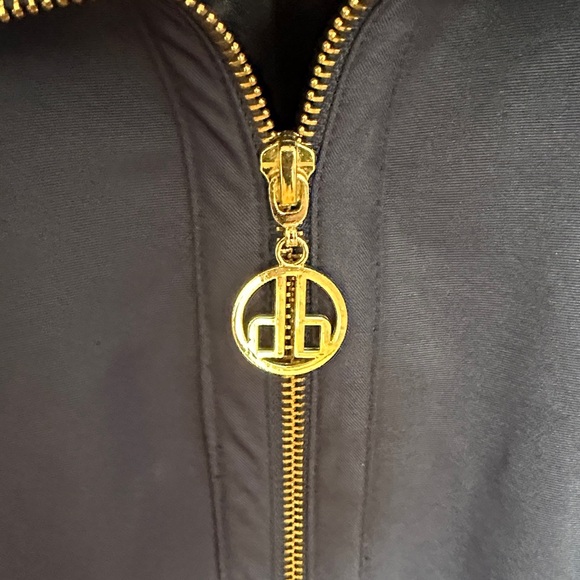 Dennis Basso Navy Utility Jacket - Picture 2 of 5